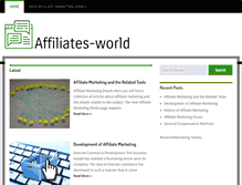 Tablet Screenshot of affiliates-world.com